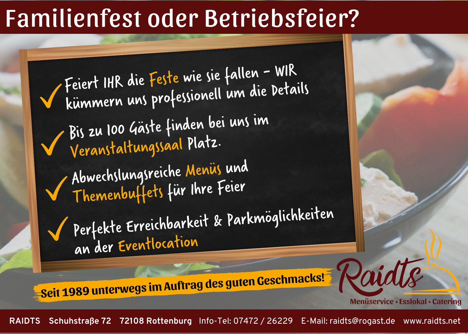 Beschreibung der Eventlocation